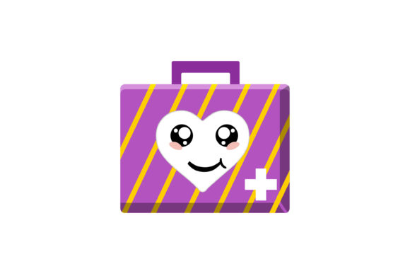 Download Medical Icon Kawaii Purple Nurse Box - Medical Collection